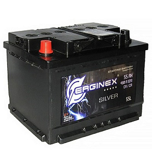 Аккумулятор ERGINEX 6CT-55.0 55Ач (обратная полярность) 12В 480А 242*175*190