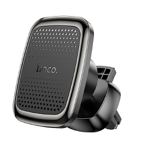 Автомобильный держатель HOCO CA106 Air outlet, магнитный, серый металлик, на воздуховод