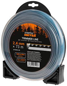 Корд триммерный Startool GardenTRIPLE PRO 2,4*73  зубчатый квадрат 