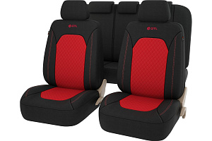 Авточехлы PSV GTL Romb красный