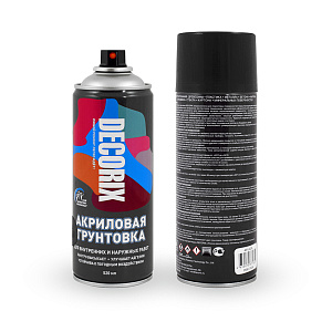 Грунт-аэрозоль Чёрная 520мл DECORIX