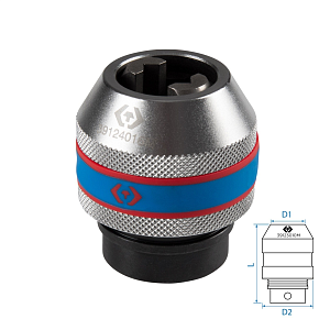 Держатель метчика М20-М27 1/2" KING TONY