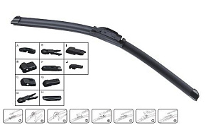 Щетка стеклоочистителя 410мм бескаркасная 16" AVIEL MULTI