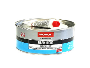 Шпатлевка NOVOL Fiber MICRO со стекловолокном 1,0кг (8)