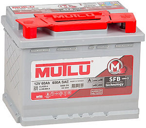 Аккумулятор MUTLU 6CT-60.1 60Ач  (прямая полярность) 12В 540А 242*175*190