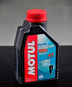 MOTUL Outboard TECH 4T 10W-30 SJ/SG (синт.) 1л масло моторное для подвесных и кормовых лод.двиг.