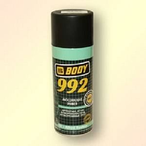 Грунт-аэрозоль BODY 992 Черный 1К 400мл (спрей) антикоррозийный (6)