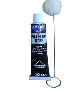Праймер для вклейки стекол 10мл SOLID PROF PRIMER 010 черный