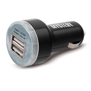 Устройство зарядное с 12-24V на 2 USB входа MUC-2/2A  MYSTERY
