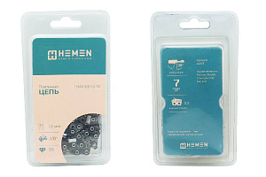 Цепь "HEMEN" 16" 3/8-1.3-56z (Partner, Poulan, Champion 137,142,240)