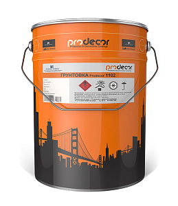 Грунтовка 1102 серая 20кг (ведро)  PRODECOR 