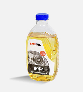 Жидкость тормозная YMIOIL DOT-4   400мл  