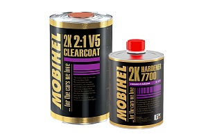 Лак MOBIHEL HELIOS 2К V5 /1л+отвердитель 7700 - 0,5л /без разбавителя
