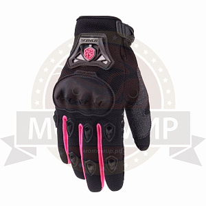 Перчатки мото SCOYCO (женские) МС-29W, черный с розовым, р-р M