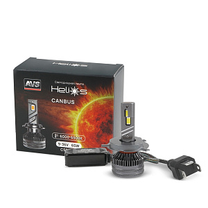 Лампы светодиодные H4/H19 9-36V 65W AVS Helios (2шт) 