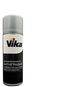 Антигравий с эффектом шагрени, серый, аэрозоль 520мл  VIKA