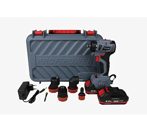 Дрель аккумуляторная ProfiPower MKBL-18BМВ 18,0Li, 2х2,0Ач, 45Hm сменные патроны бесщ., кейс