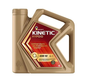 РОСНЕФТЬ Kinetic Hypoid 80W-90  GL5  4л (минер.)  масло трансмиссионное