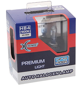 Набор ламп HB4/9006 55W 12V +100%  XENITE (2шт)