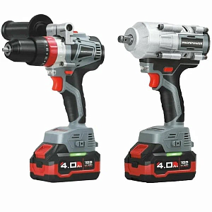 Дрель акк.+ Гайковерт 2в1 ProfiPower ProfiSet 2C18 18В,  2акк.х 4Ач, З/У