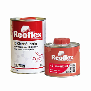 Лак REOFLEX 2К HS Superio 2+1 акриловый 1л + отв. 0,5л 