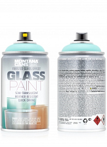Краска-аэрозоль Черная 250мл MONTANA GLASS PAINT