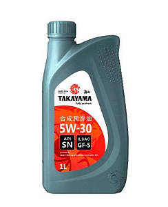 TAKAYAMA 5W-30 (синт) SN ILSAC GF5  1л (пластик)  масло моторное