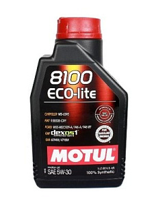 MOTUL 8100 Eco-Lite 5W-30 SP/CF, GF-6a (100%синт) 1л масло моторное