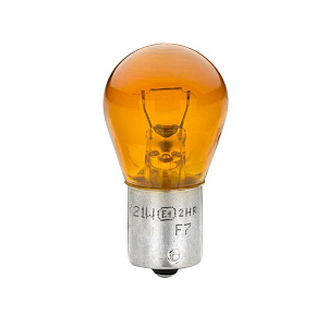 Лампа PY21W 12V 8GA YELLOW HELLA
