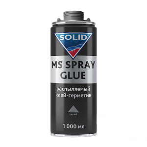 Герметик распыляемый серый (евробаллон) 1000мл SOLID PROF MS SPRAY GREY