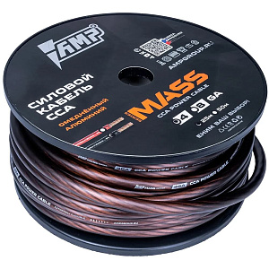 Кабель силовой AMP MASS 4Ga 1м (25)