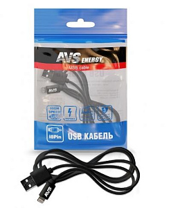 Кабель для iPhone 5/6/7  1,0м  AVS