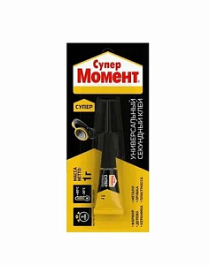 Клей МОМЕНТ СУПЕР 1гр на мультикарте