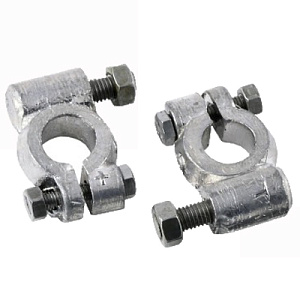 Клемма АКБ (+/-) грузовые d8 под гайку (2шт)