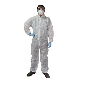 Комбинезон малярный одноразовый белый L  РУССКИЙ МАСТЕР