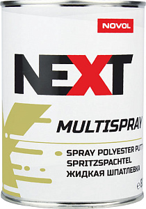 Шпатлевка жидкая NOVOL Next Putty MultiSpray  0,80+0,08л(5)
