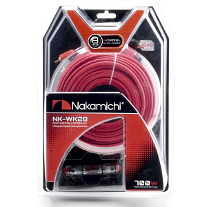 Комплект кабелей для 4-х канальный усилителя 8Ga NAKAMICHI