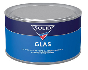 Шпатлевка наполняющая, усиленная стекловолокном SOLID GLAS 1000мл  SOLID CLASSIC LINE (10)