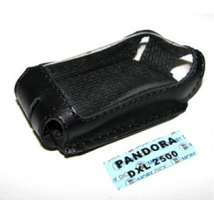 Чехол для брелка PANDORA DXL 2500 кобура с кнопкой,кожа чер.