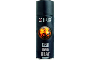 Краска-спрей высокотемпературная Черная 400мл OTRIX