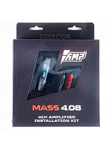 Комплект кабелей для 4-х канального усилителя AMP MASS 4.08