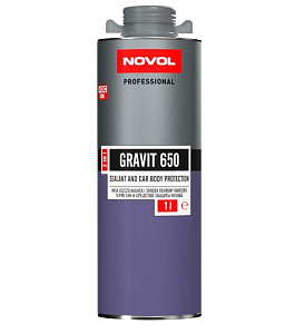 Антигравий- герметик HS GRAVIT 650 черный  1л   NOVOL (12)