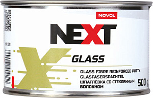 Шпатлевка NOVOL Next Putty GLASS полиэфирная с длинным стекловолокном 1.8кг (6)