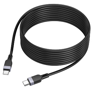 Кабель HOCO X109 Energy 60W Type-C (силикон) черный 3м