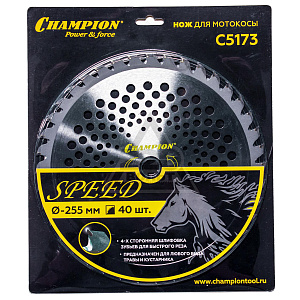 Нож с зубцами из твердого сплава Speed 40/255/25,4 (SRM-330ES/SRM-350ES,4605) Champion