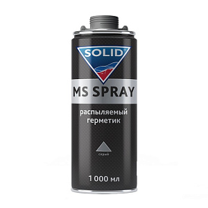 Герметик распыляемый серый (евробаллон) 1000мл SOLID PROF MS SPRAY GREY