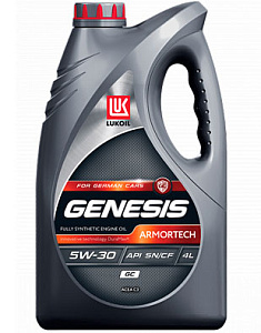 ЛУКОЙЛ GENESIS ARMORTECH GC  5W-30 (ACEA C3)  (синт)  4л  масло моторное 