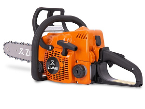 Бензопила ZimAni MS180 (1,5 кВт/2,0 л.с.,16"(40см),3/8", 1.3мм, 55зв, 4,1кг.)