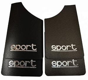 Брызговик универсальный АНТЕЙКО Sport черный малый (4шт)
