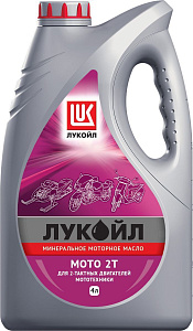 ЛУКОЙЛ МОТО 2Т масло  минеральное 4л